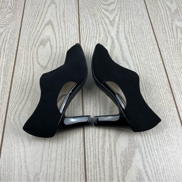 LifeStride Women's Carla Cut Out Peep Toe Bootie 7W Black - Picture 3 of 8